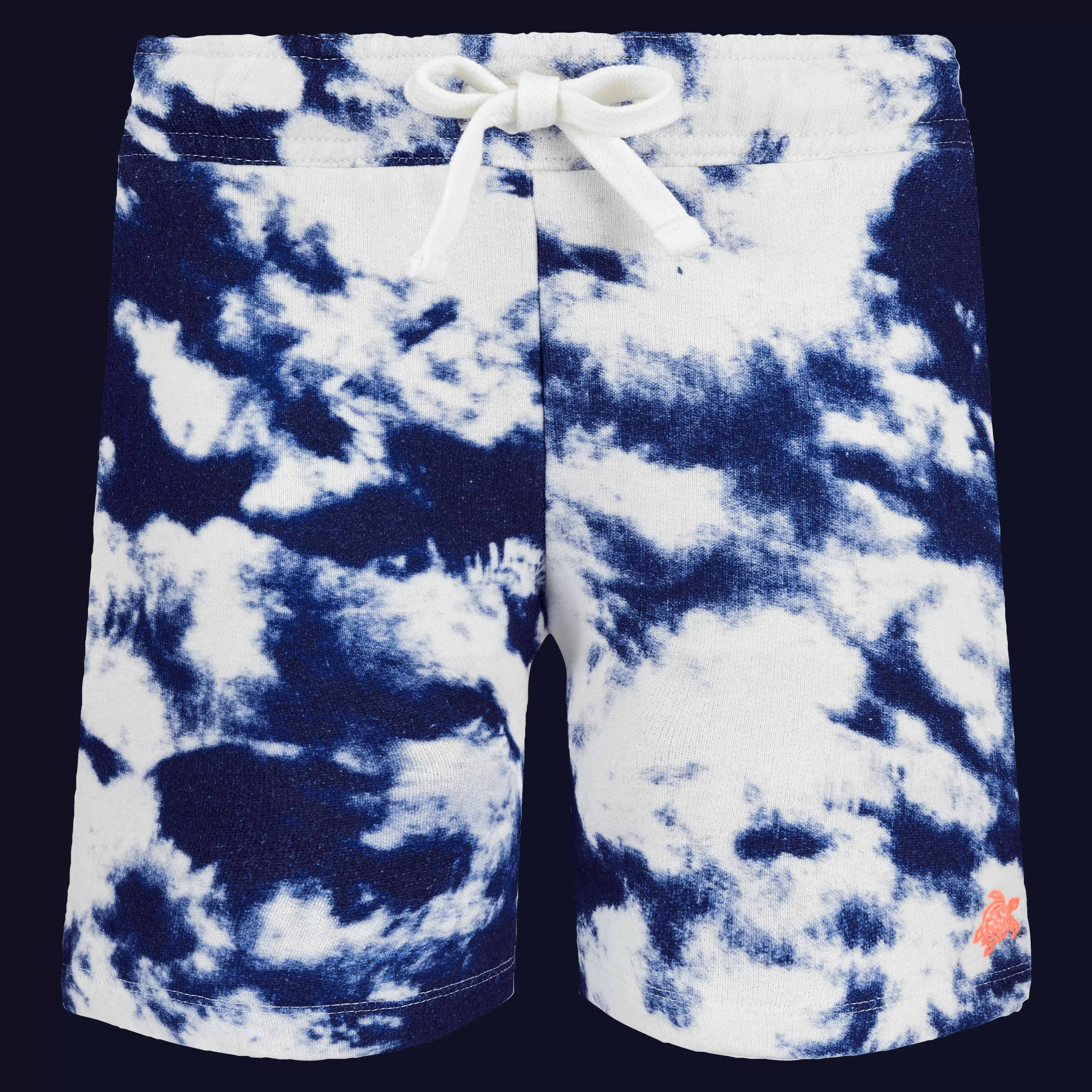 Cheap Vilebrequin Bermuda Jogging Garçon Tie & Dye Bleu Marine/Bleu