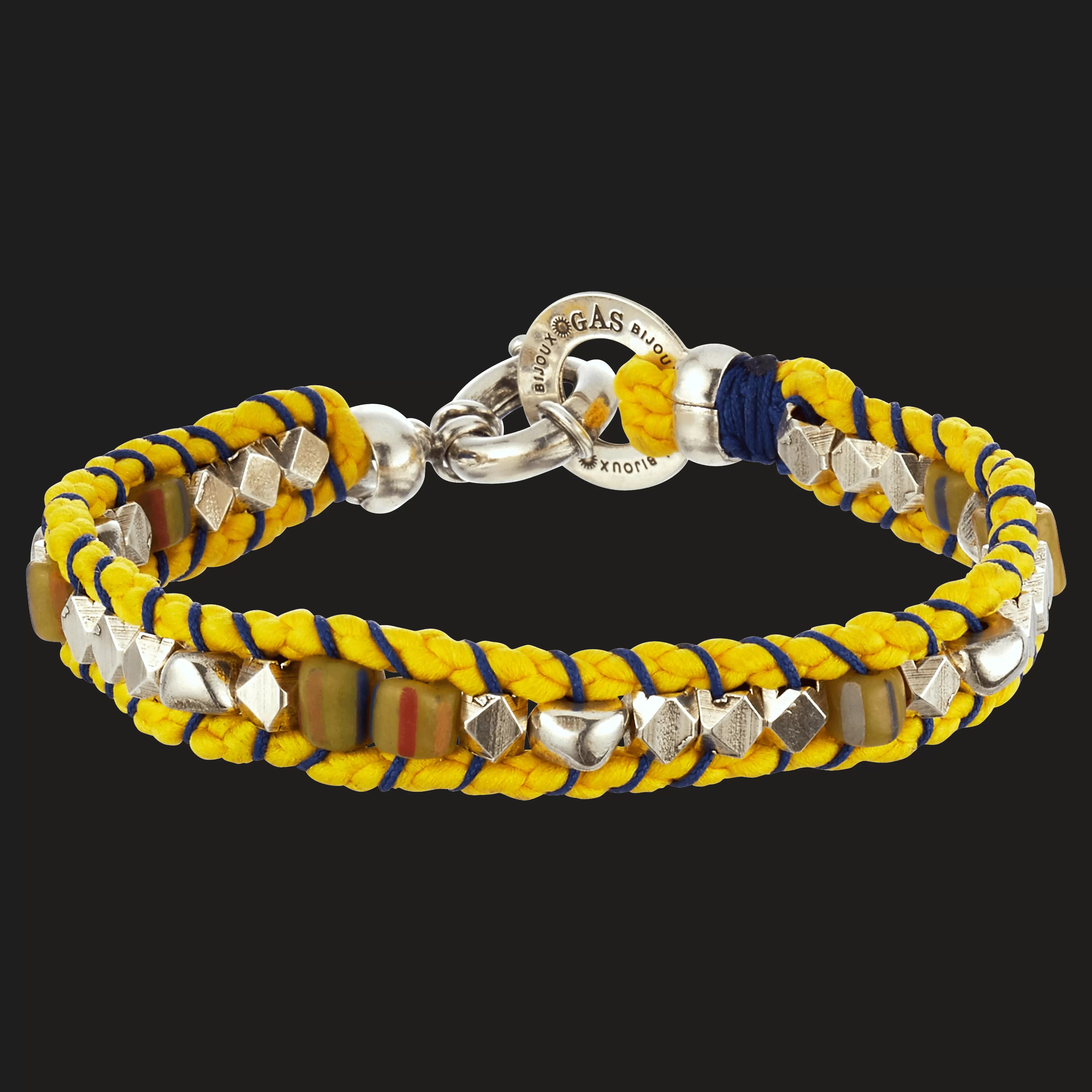 Hot Vilebrequin Bracelet Tresse Unisexe Perles Everly- X Gas Bijoux Tournesol/Jaune