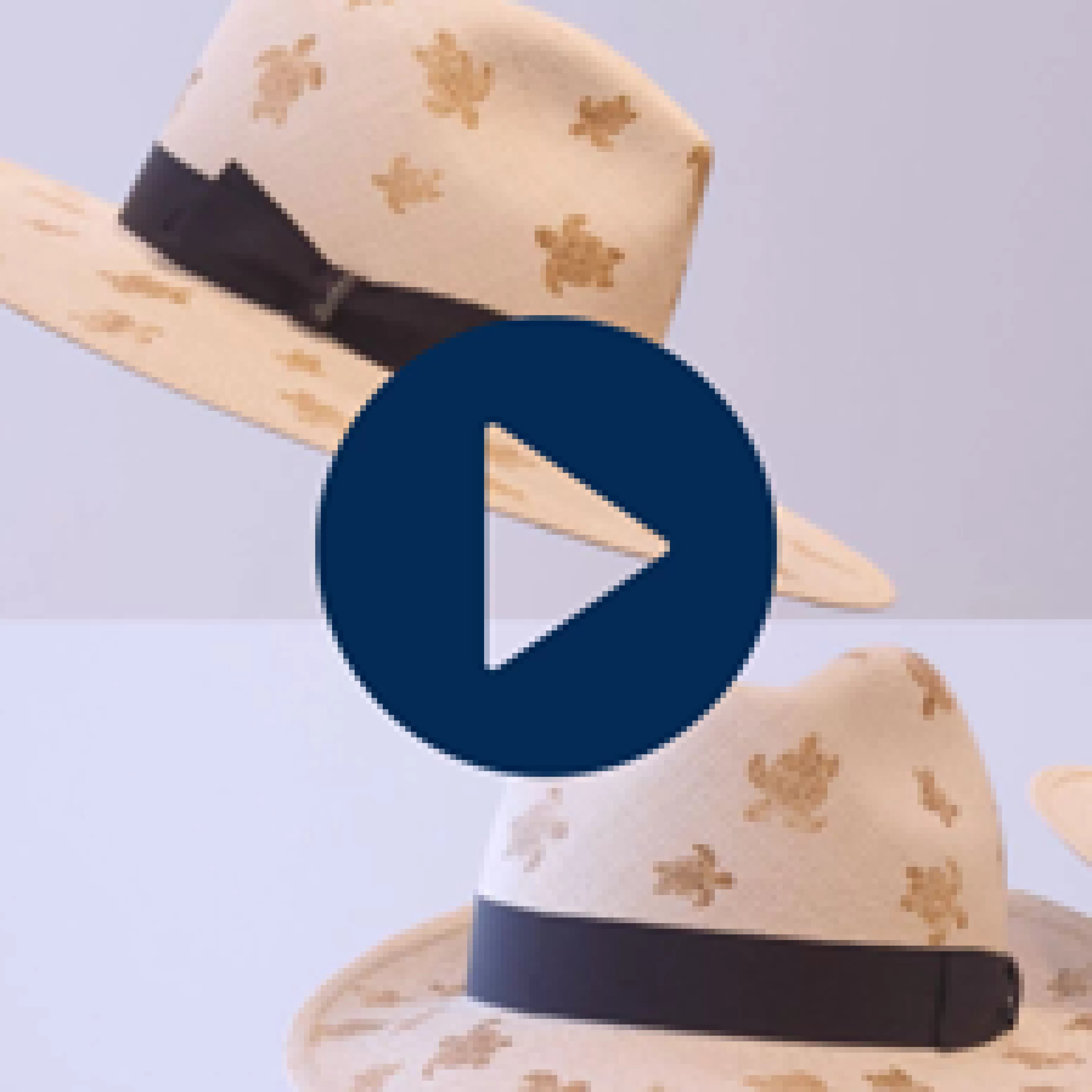 Fashion Vilebrequin Chapeau En Paille Homme - X Borsalino Sable/Beige