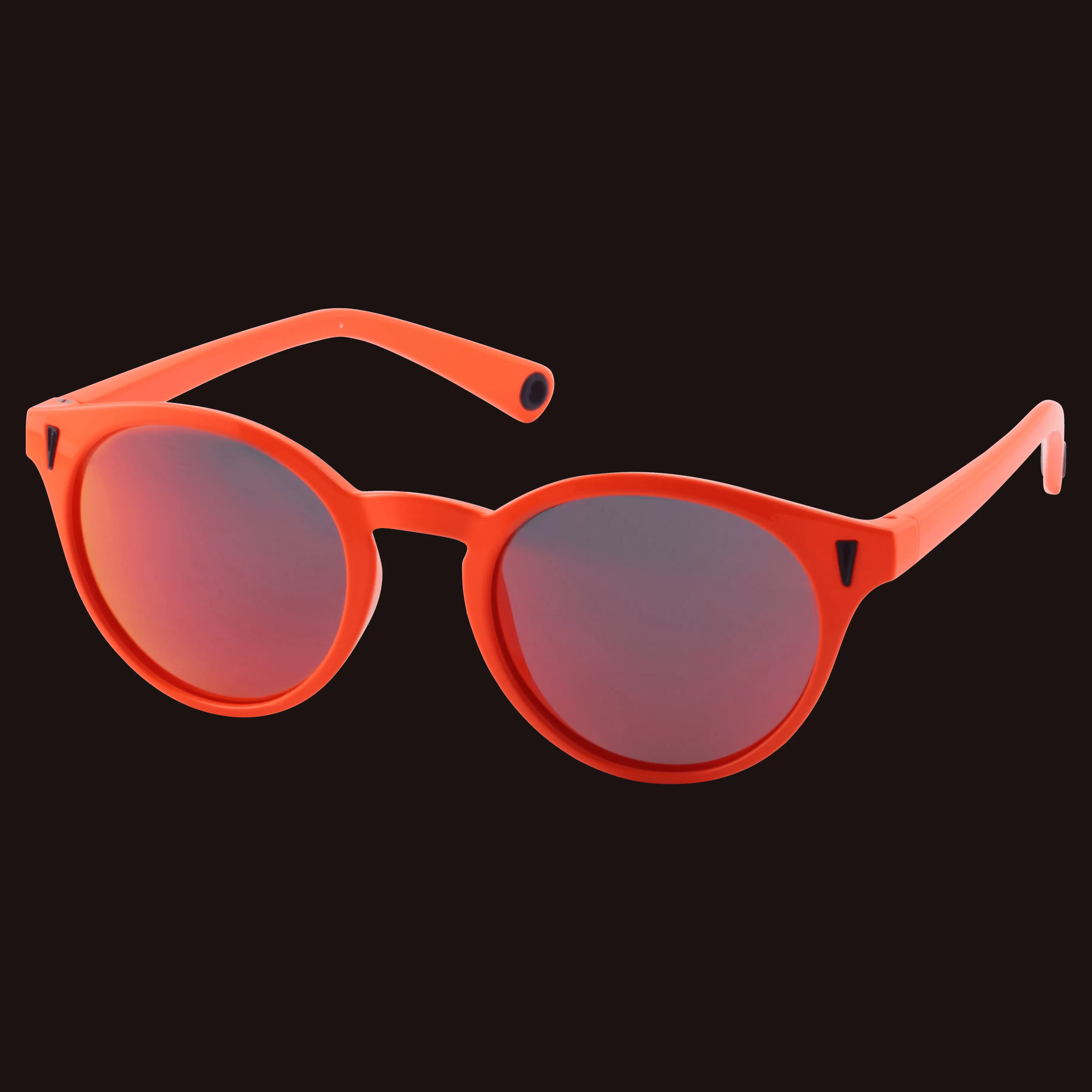 New Vilebrequin Lunette De Soleil Flottante Orange Unie Orange Fluo/Orange