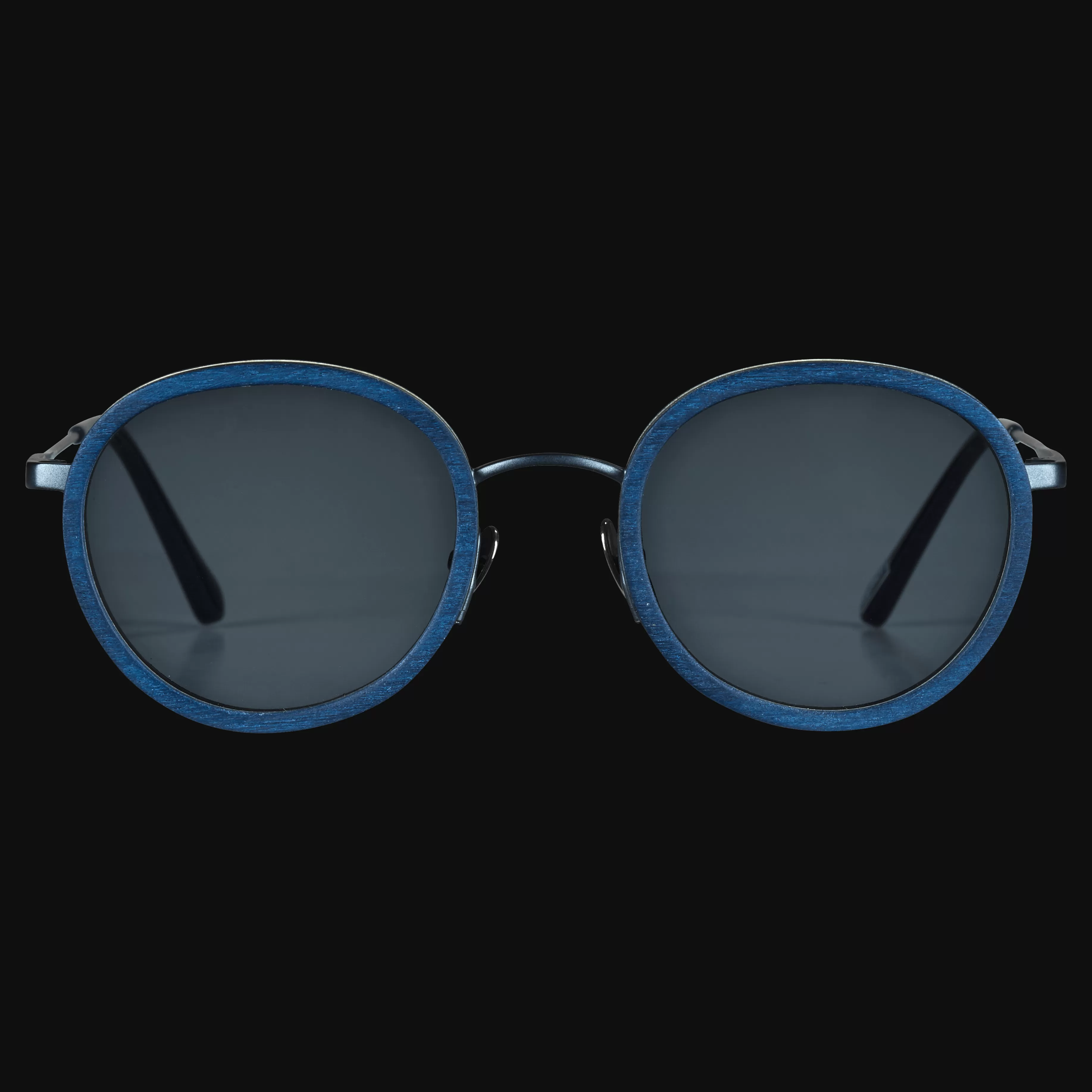 Clearance Vilebrequin Lunettes De Soleil Bois De Tulipier - Vbq X Shelter Bleu Marine/Bleu