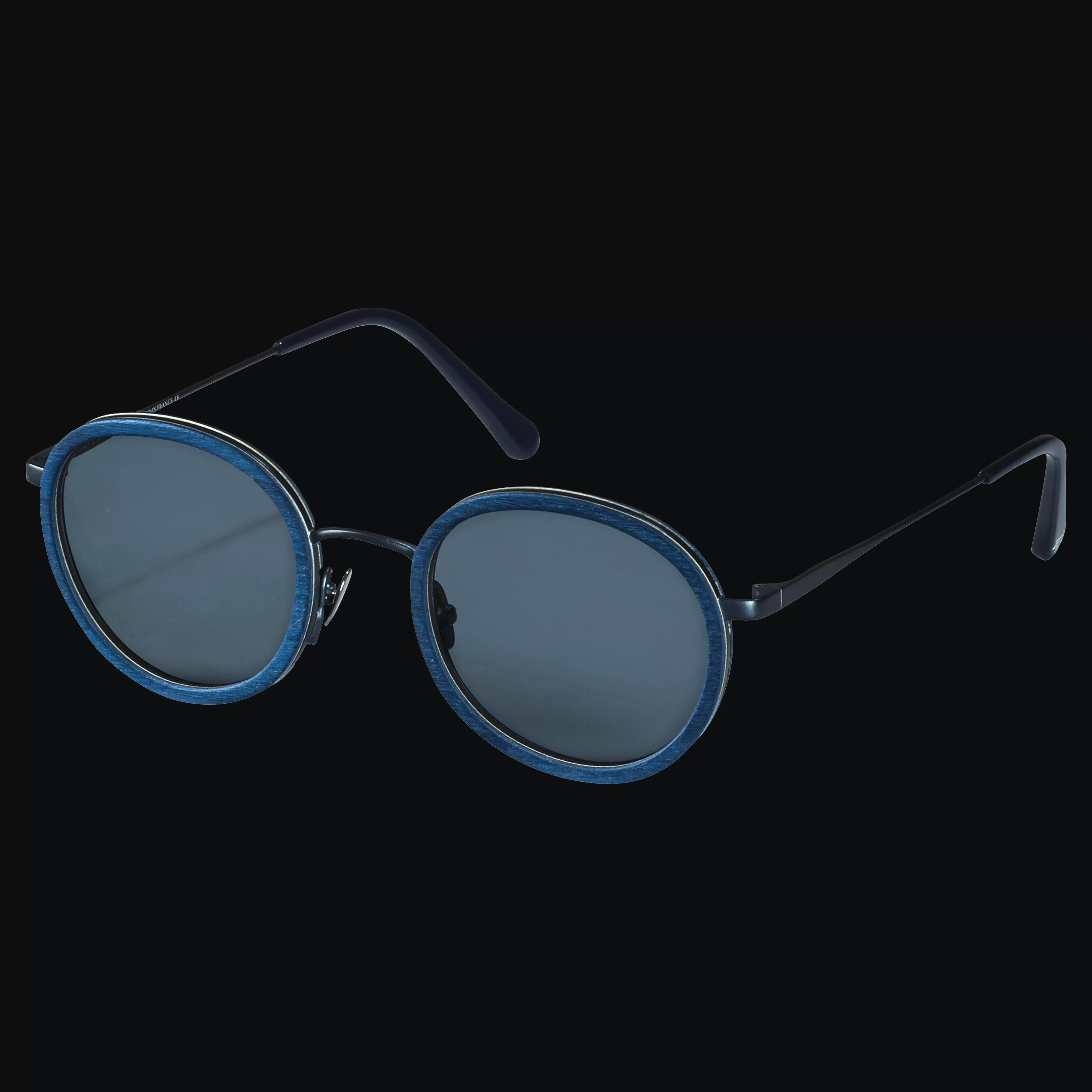 Clearance Vilebrequin Lunettes De Soleil Bois De Tulipier - Vbq X Shelter Bleu Marine/Bleu