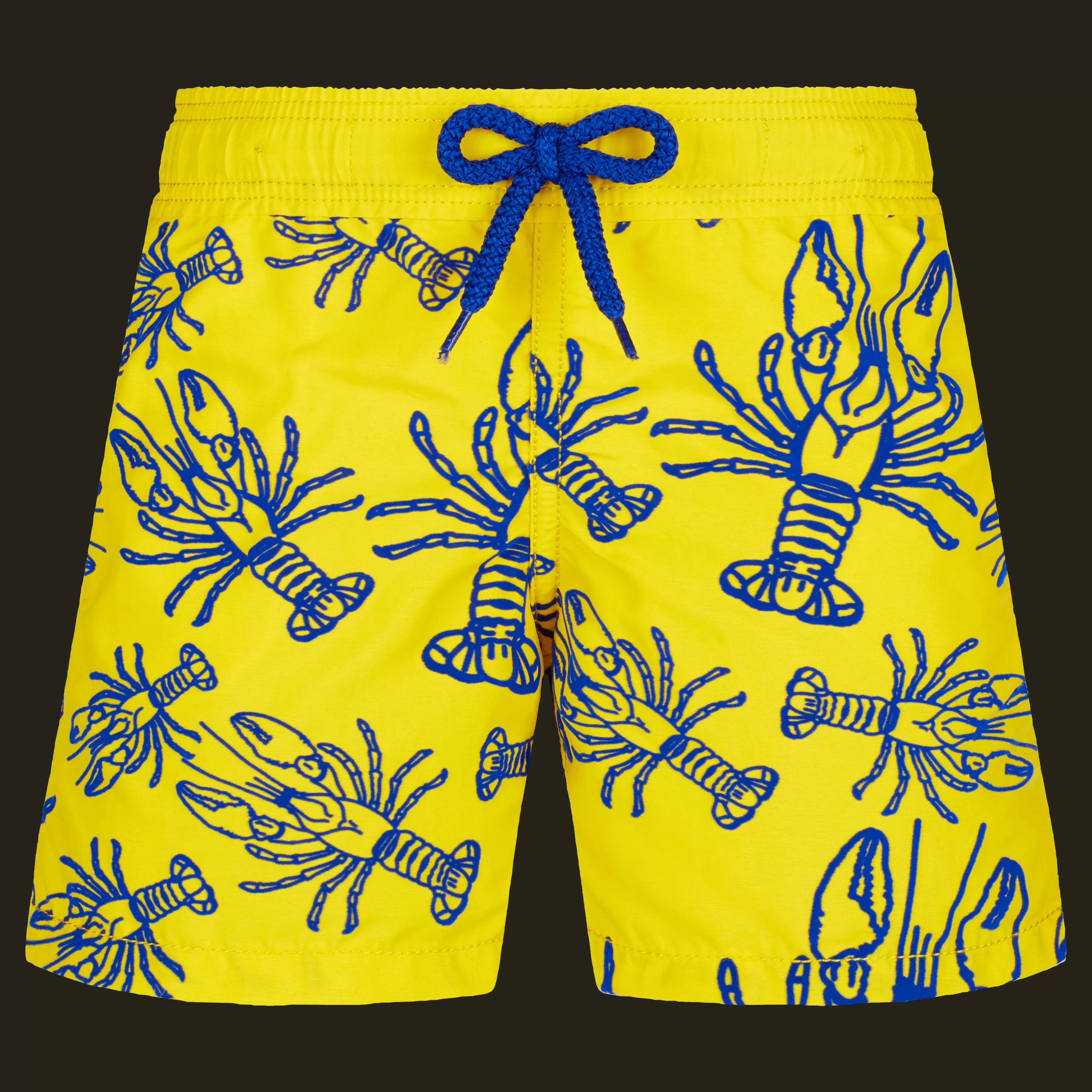 Store Vilebrequin Maillot De Bain Garçon Lobster Flocke Mimosa/Jaune