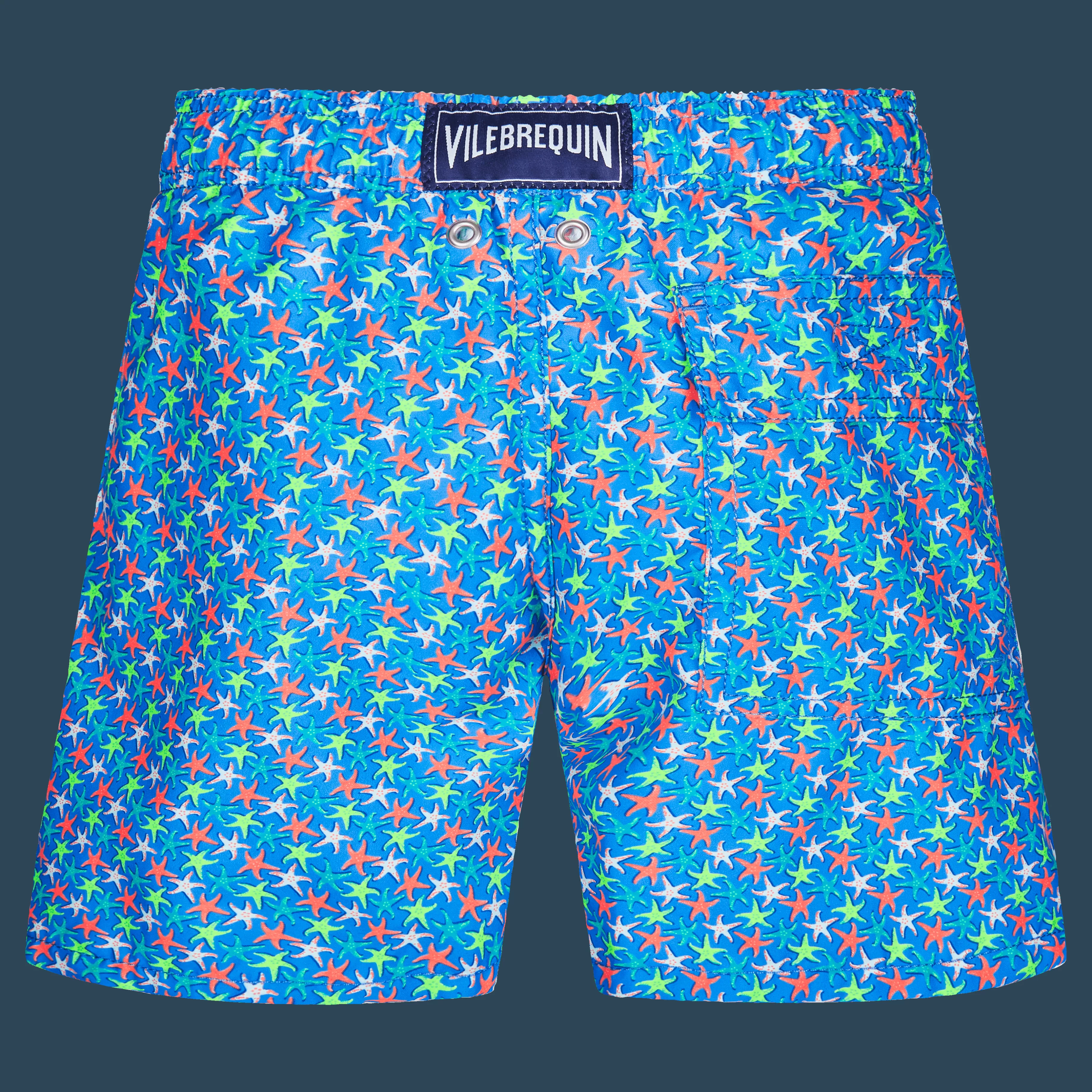 Cheap Vilebrequin Maillot De Bain Garçon Micro Starlettes Faience/Bleu