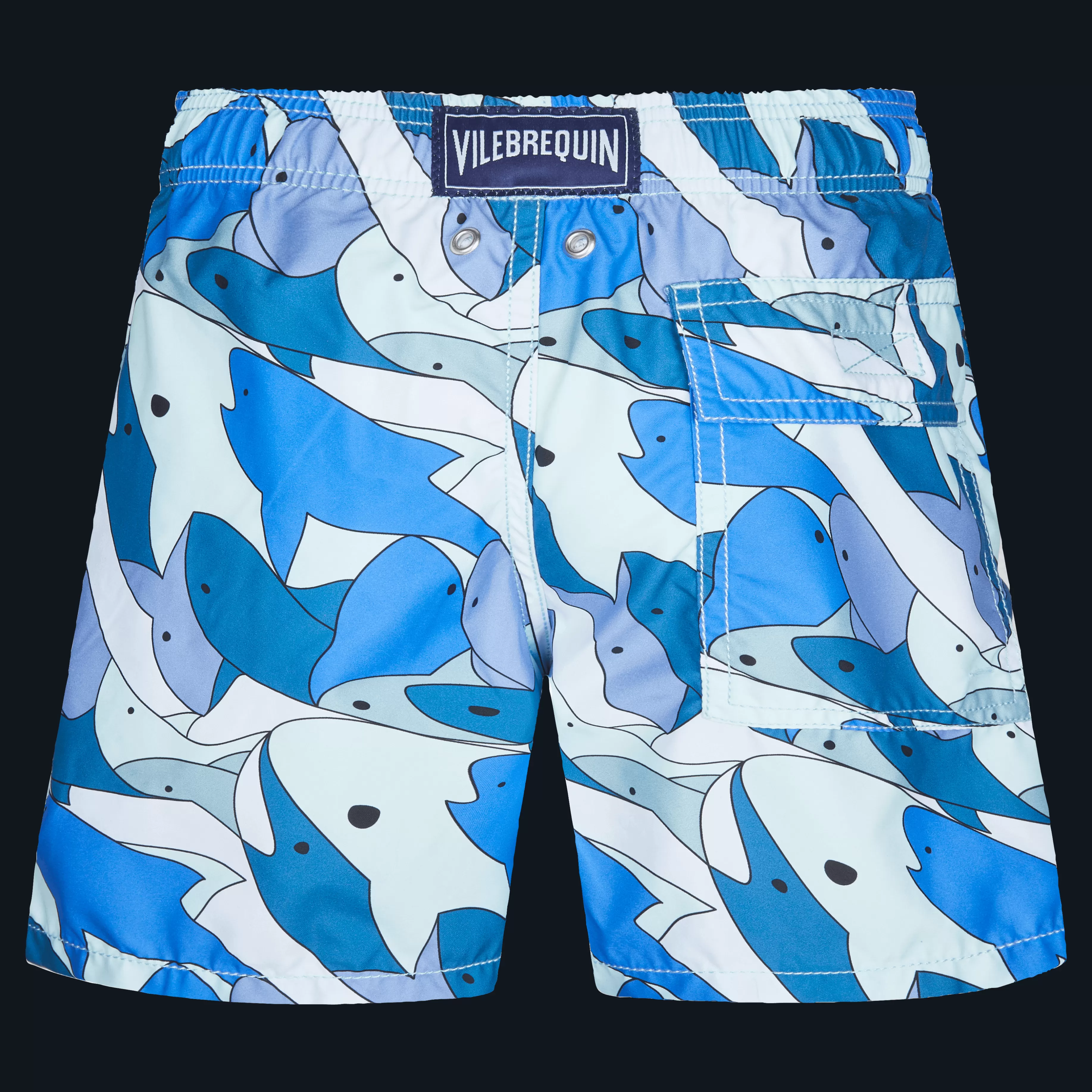 Cheap Vilebrequin Maillot De Bain Garçon Sharks All Around Thalassa/Bleu