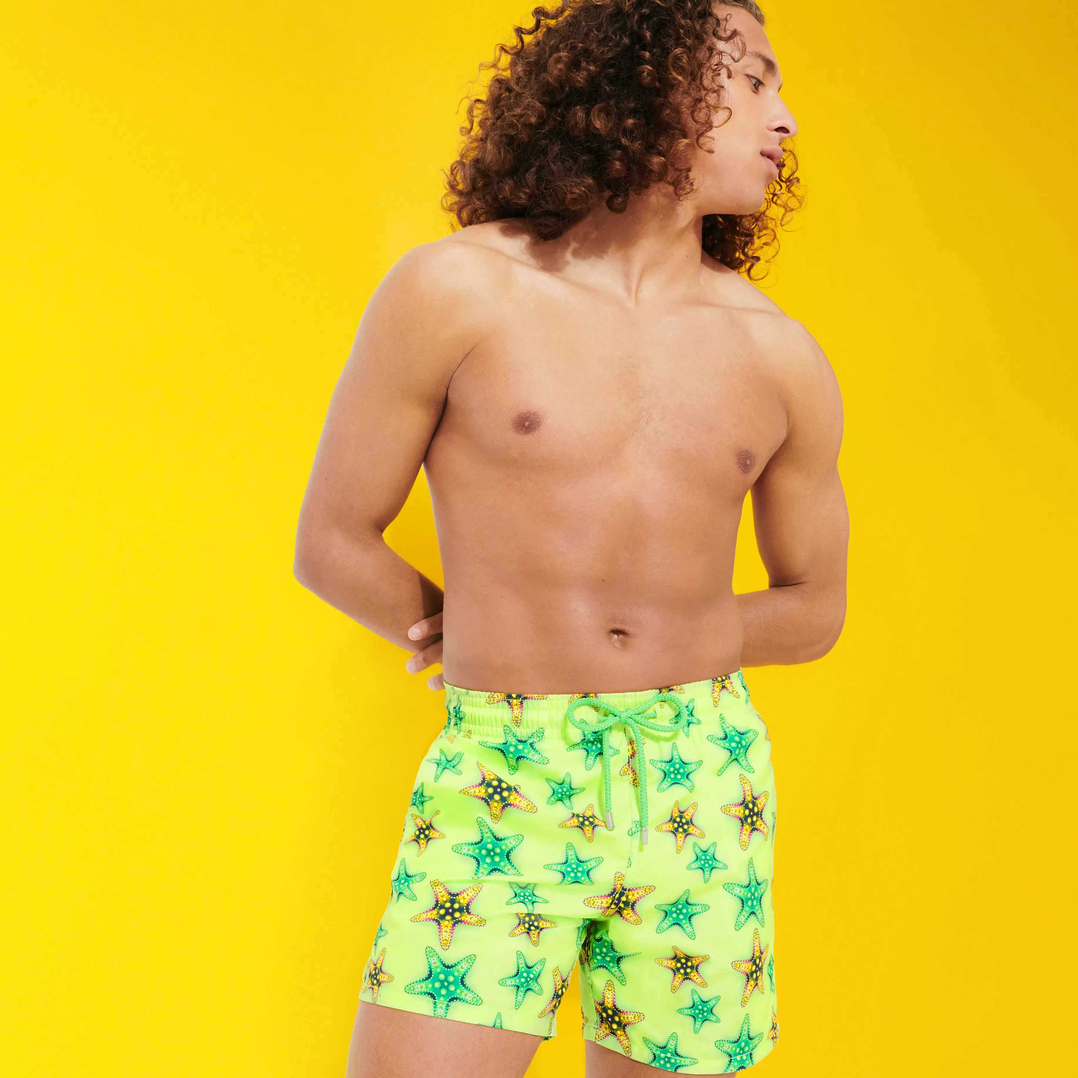 Best Sale Vilebrequin Maillot De Bain Homme Starfish Candy Coriandre/Vert