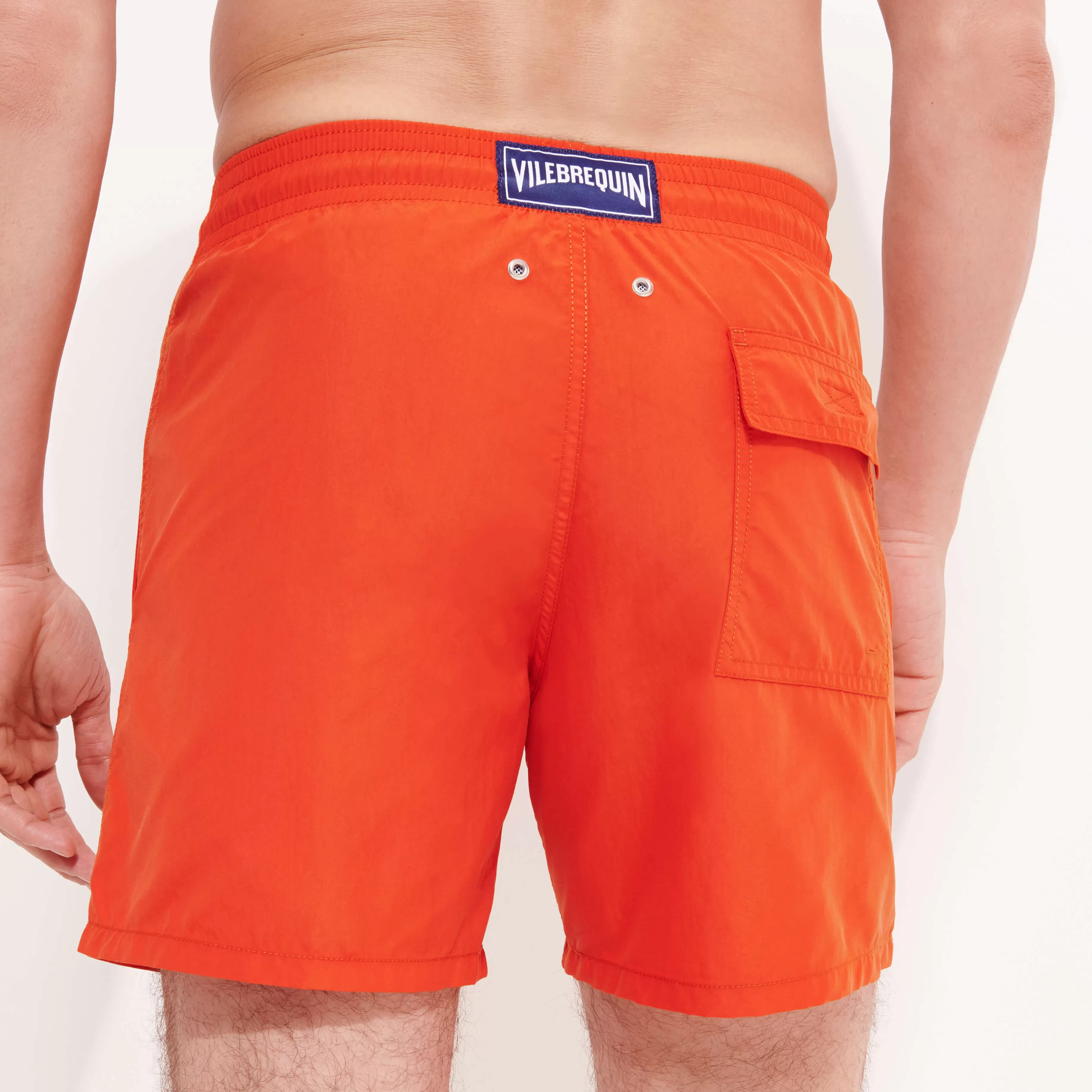 Hot Vilebrequin Maillot De Bain Homme Uni Rouille/Orange