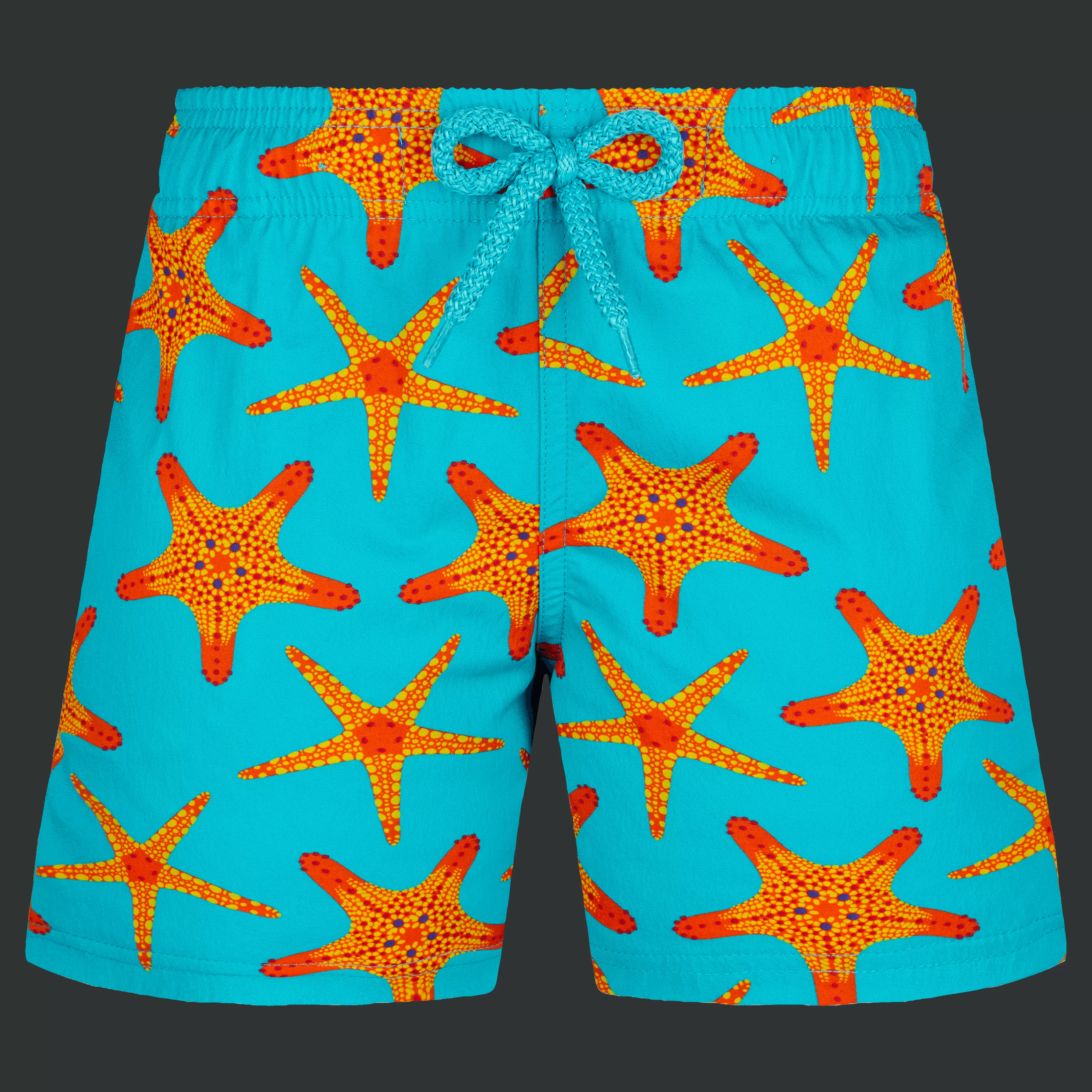 Best Vilebrequin Maillot De Bain Stretch Garçon Starfish Dance Curacao/Bleu