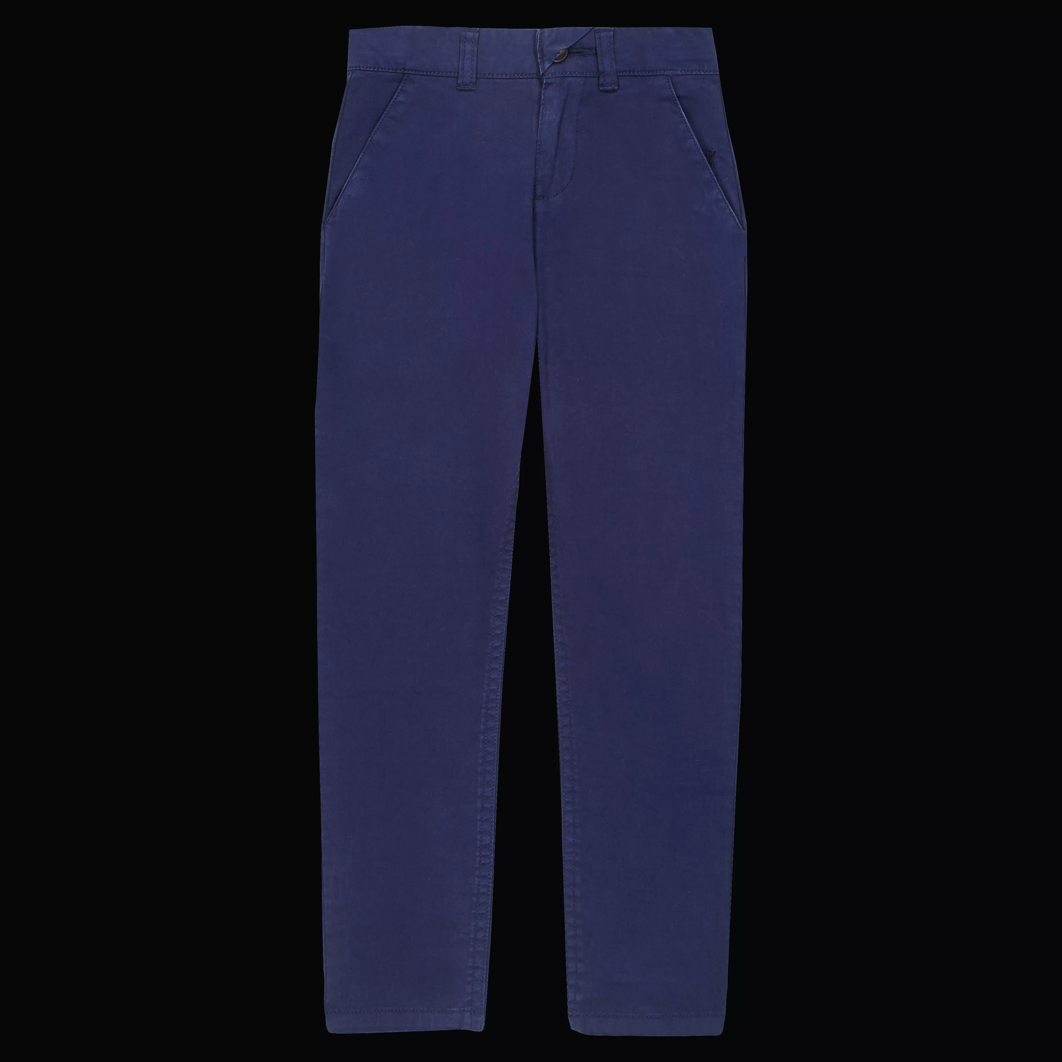 Sale Vilebrequin Pantalon Garçon Uni Bleu Marine/Bleu