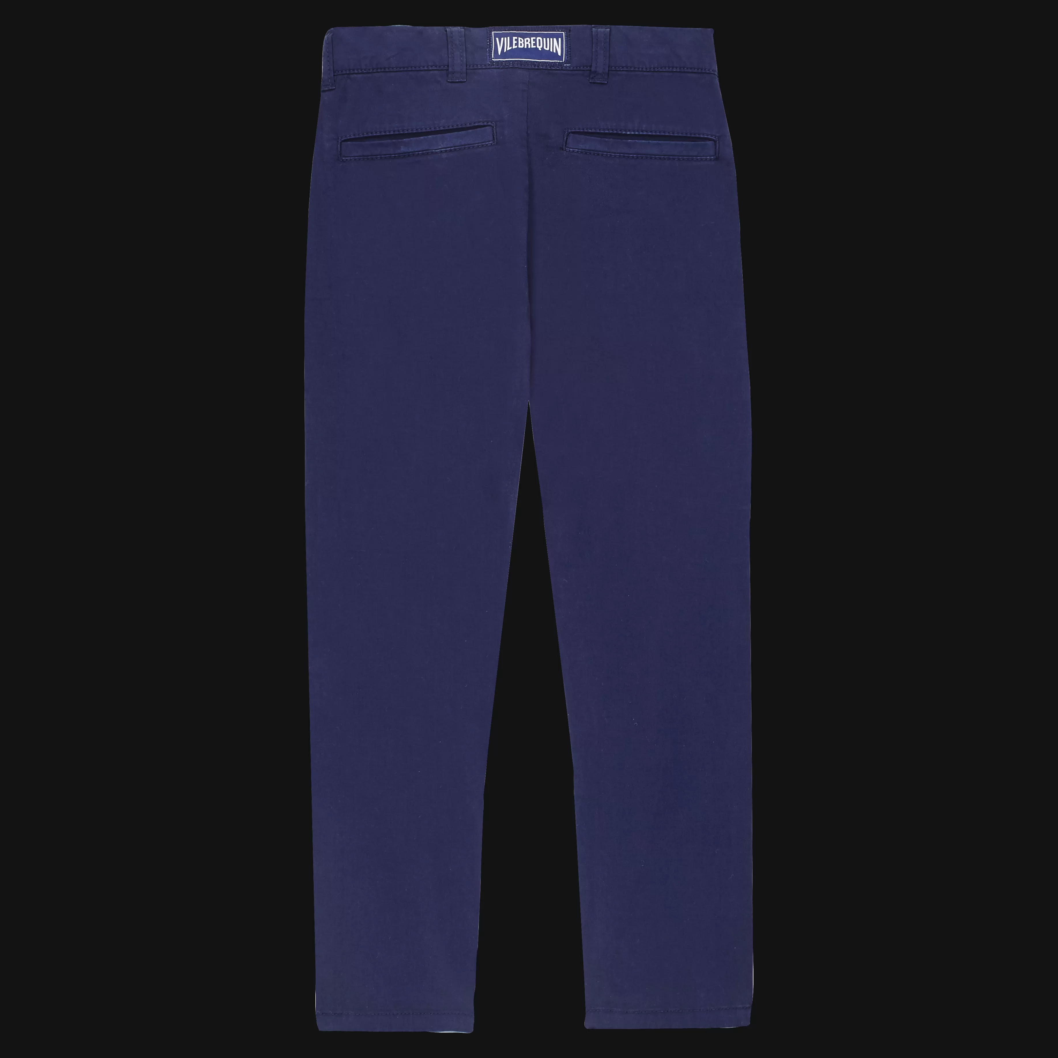 Sale Vilebrequin Pantalon Garçon Uni Bleu Marine/Bleu