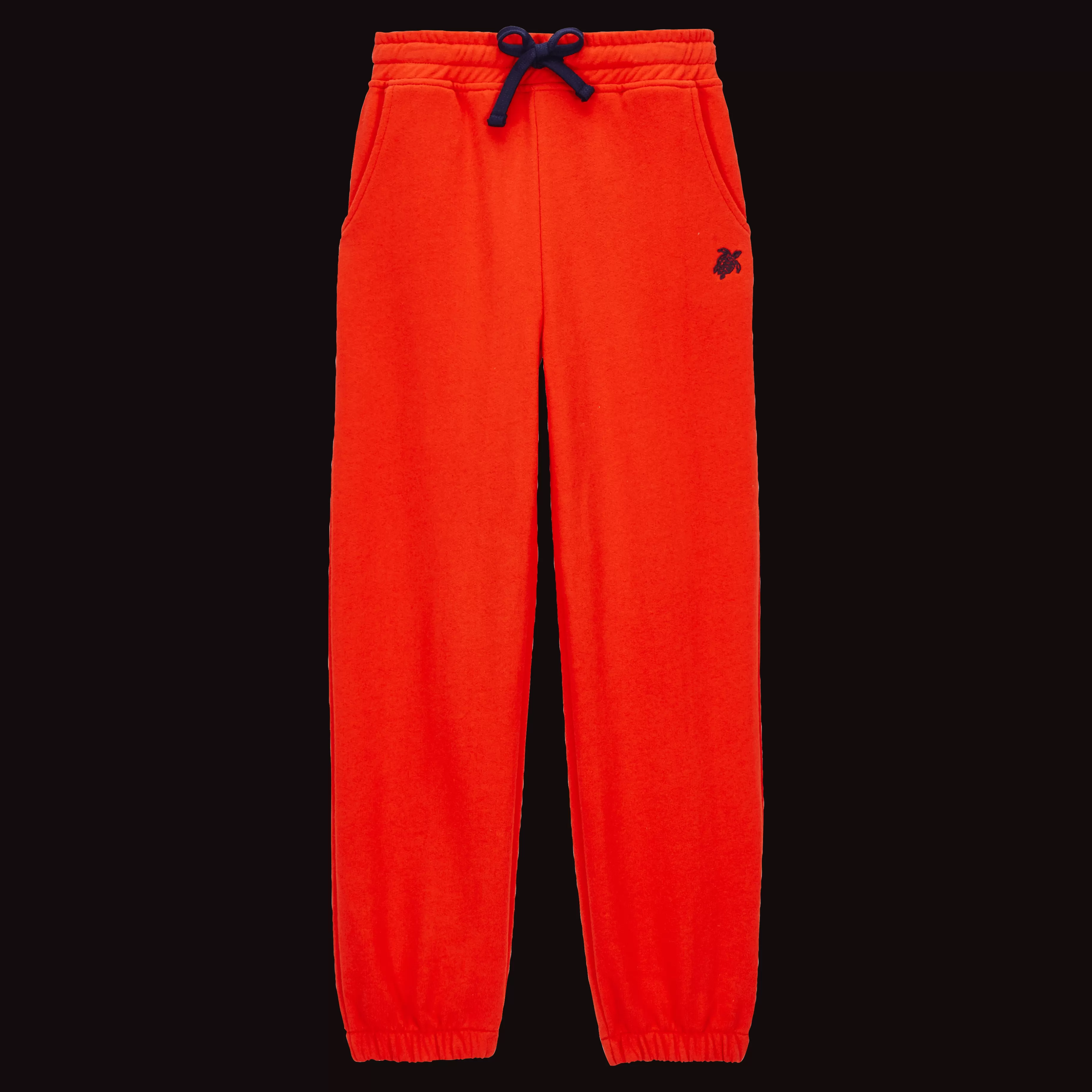 Best Vilebrequin Pantalon Jogging En Coton Garçon Uni Coquelicot/Rouge