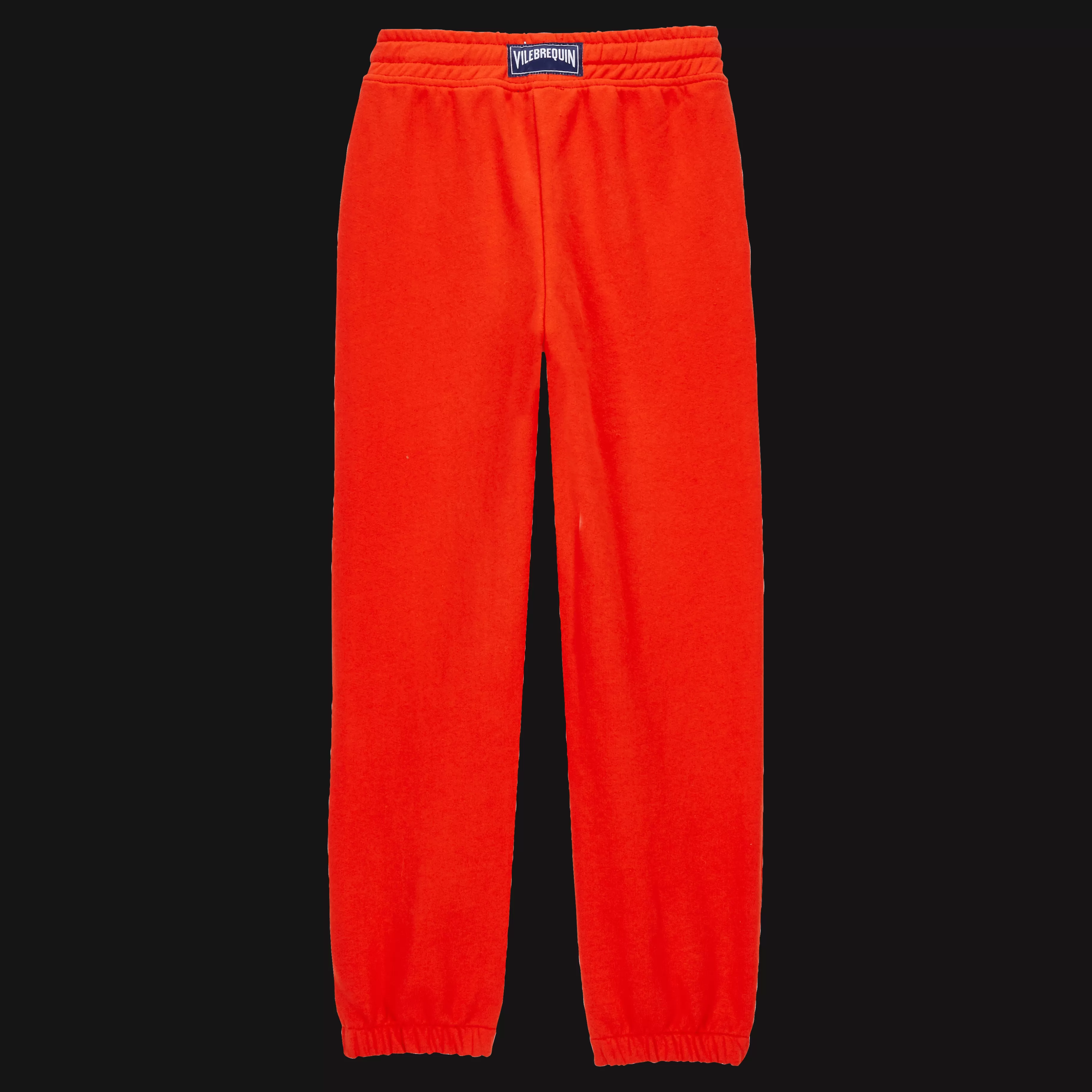 Best Vilebrequin Pantalon Jogging En Coton Garçon Uni Coquelicot/Rouge