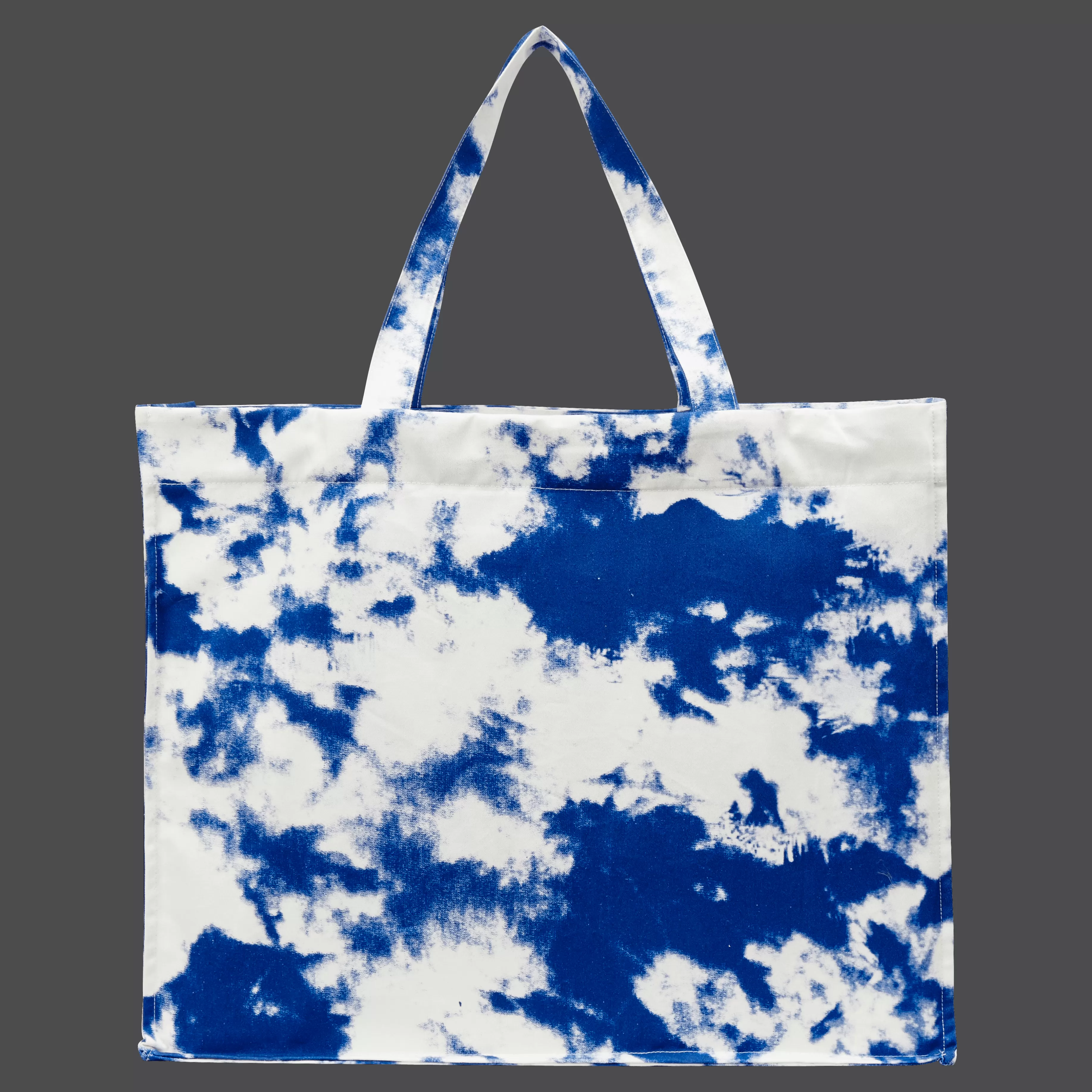 Cheap Vilebrequin Sac A Main Enfants En Coton Tie & Dye Bleu Marine/Bleu