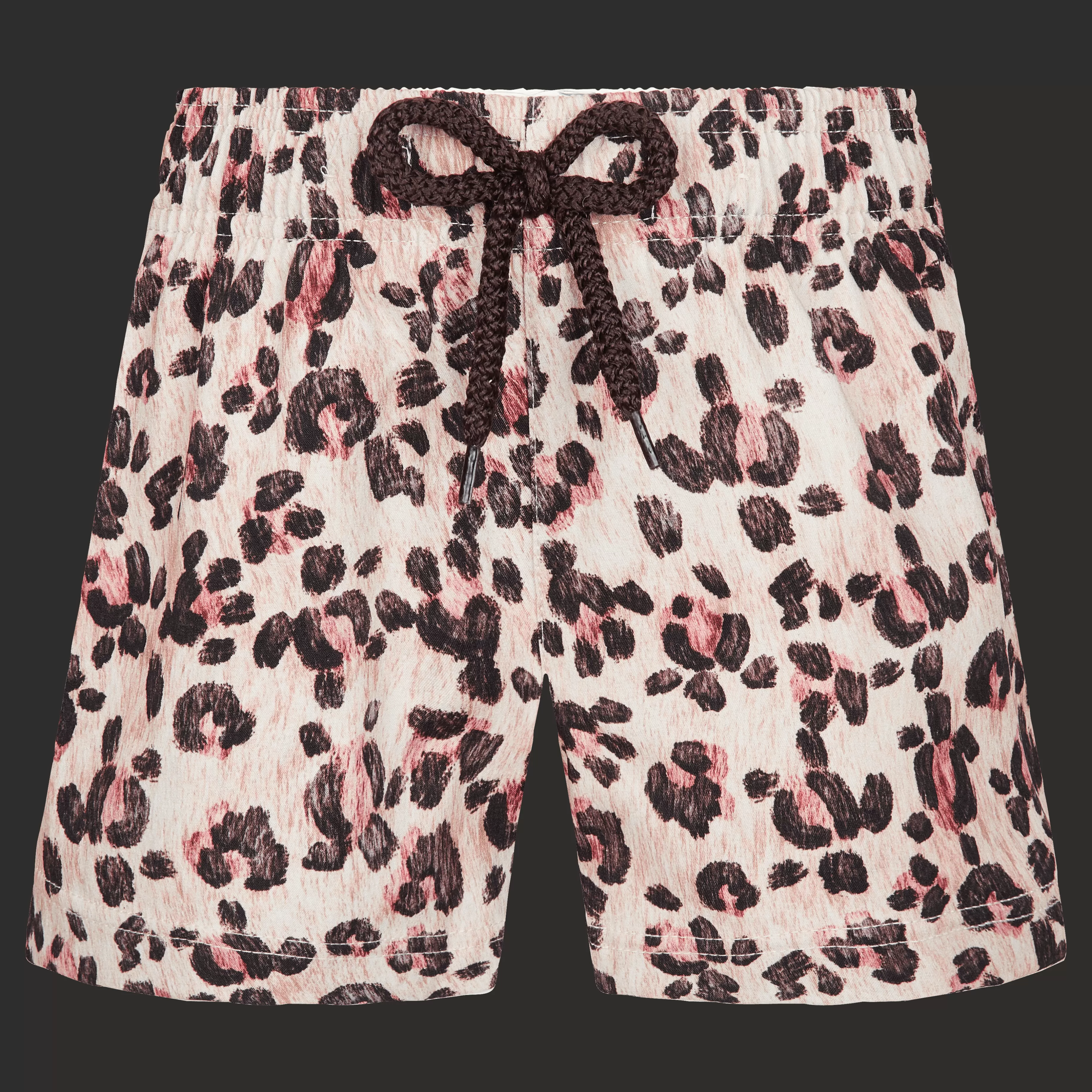 Online Vilebrequin Shorty De Bain Fille Turtles Leopard Paille/Jaune