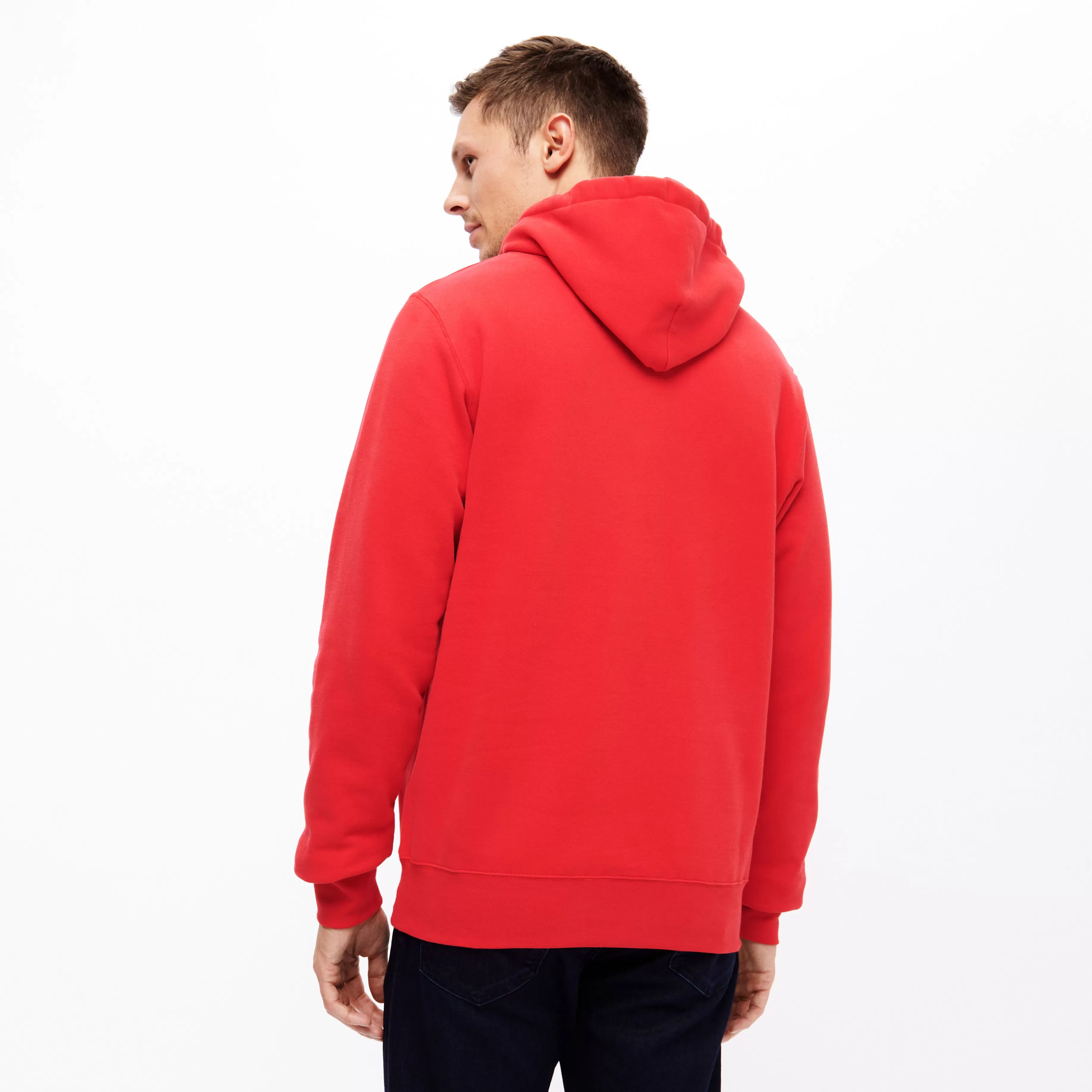 Store Vilebrequin Sweat A Capuche Brodé En Coton Homme Uni Bourgogne/Rouge