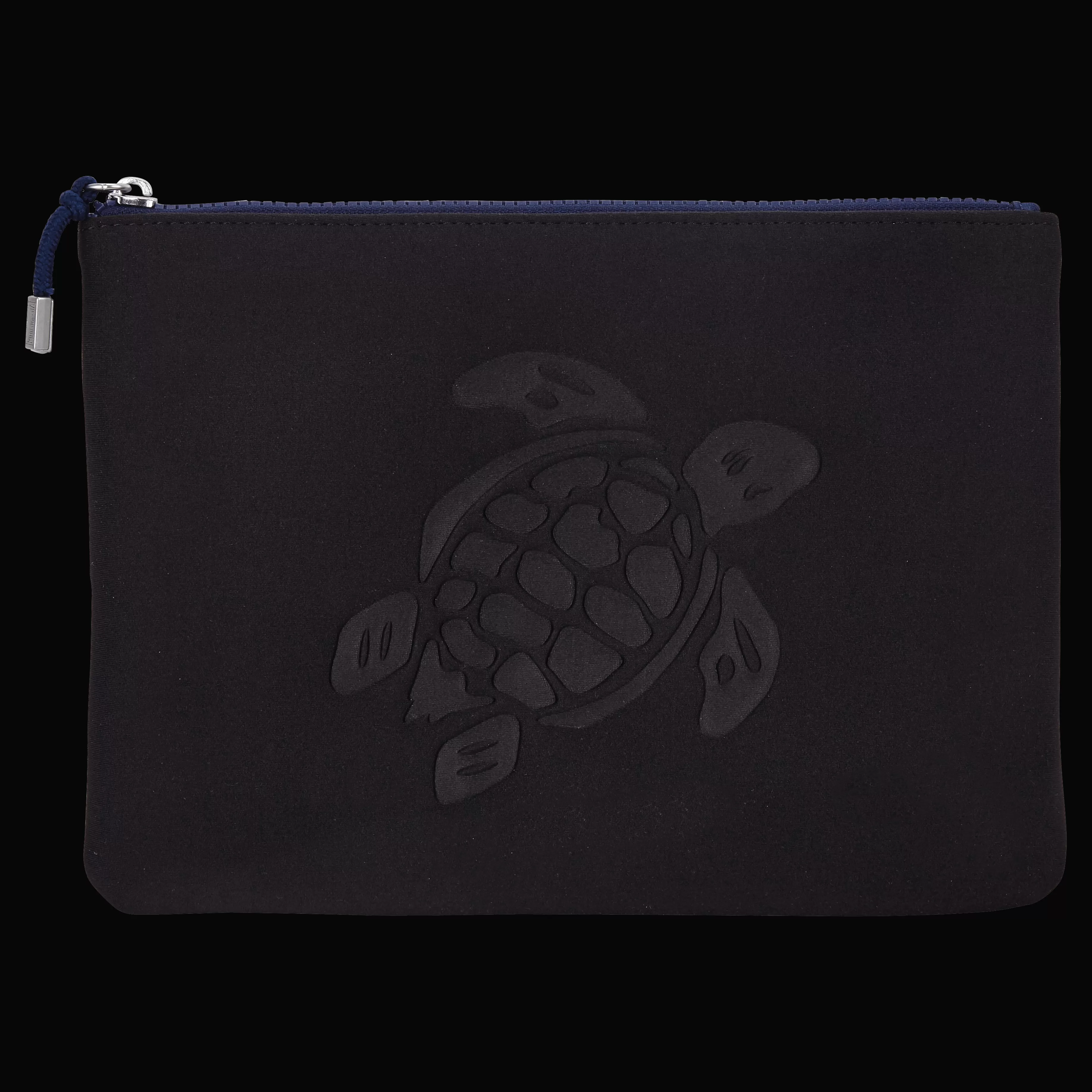 Cheap Vilebrequin Trousse De Plage Tortue Neoprene Noir/Noir