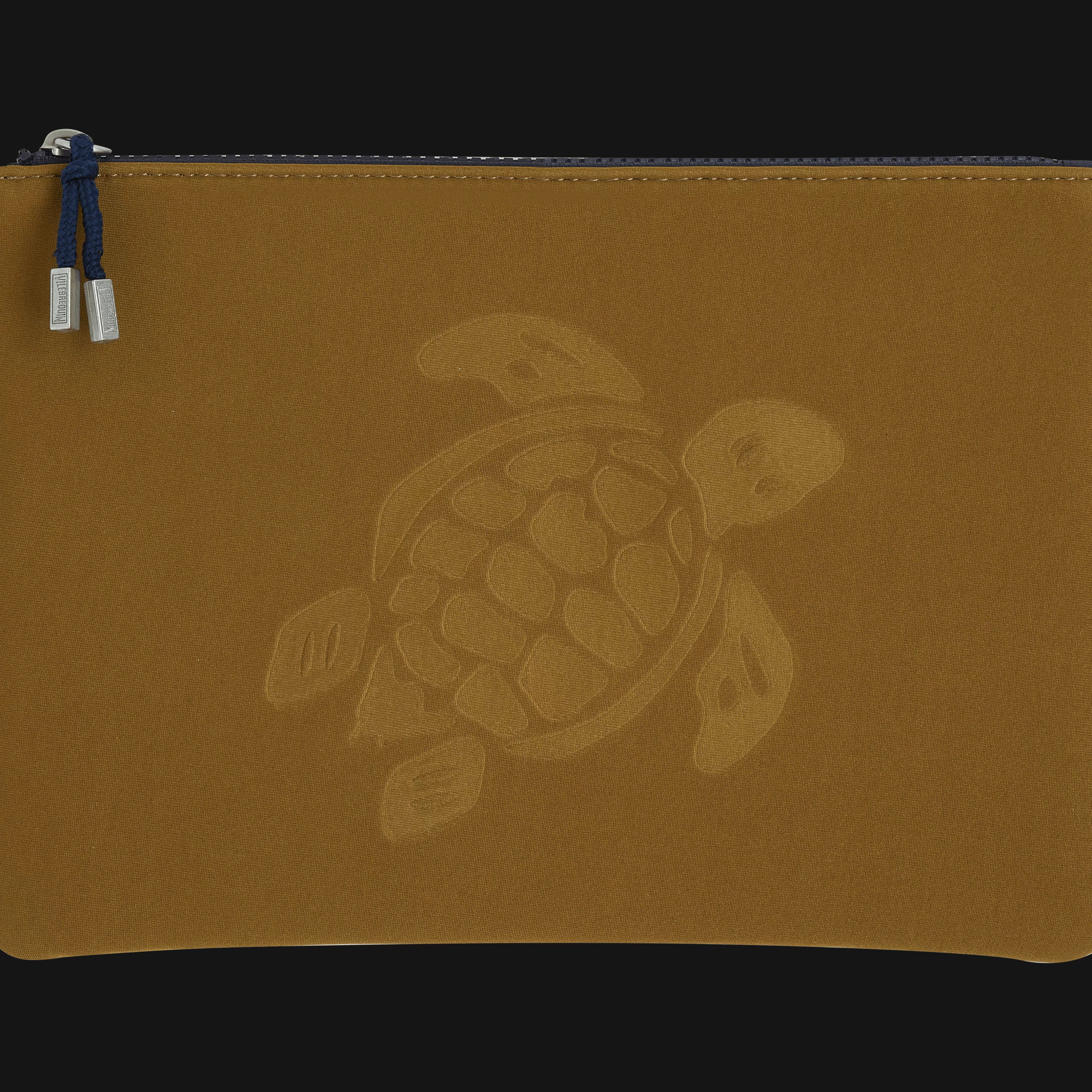 Hot Vilebrequin Trousse De Plage Tortue Neoprene Ecorce/Beige